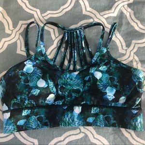 CVG Retired Mermaid Skull Sports Bra Medium